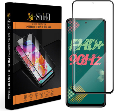 MS-Shield Edge To Edge Tempered Glass for Infinix Hot 11s(Pack of 1)