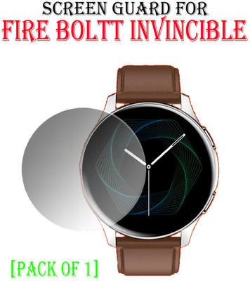 YCHROZE Edge To Edge Tempered Glass for Fire Boltt Invincible(Pack of 1)