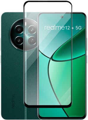 Fablue Edge To Edge Tempered Glass for RealMe 12 Plus 5G, realme 12+ 5G(Pack of 1)