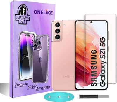 OneLike Edge To Edge Tempered Glass for Samsung Galaxy S21, Samsung Galaxy S21 5g(Pack of 1)