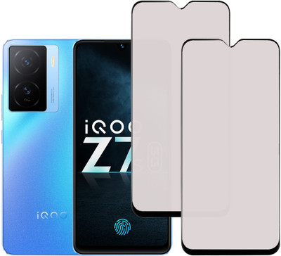 KARTRAY Edge To Edge Tempered Glass for iQOO Z7s 5G, Matt(Pack of 2)