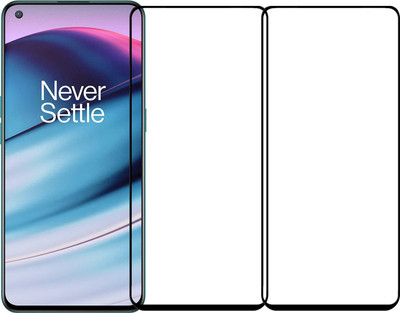 Karpine Edge To Edge Tempered Glass for OnePlus Nord CE 5G, OnePlus Nord 2 5G(Pack of 2)