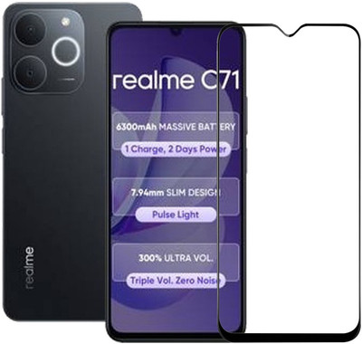 Hyper Edge To Edge Tempered Glass for realme C71(Pack of 1)