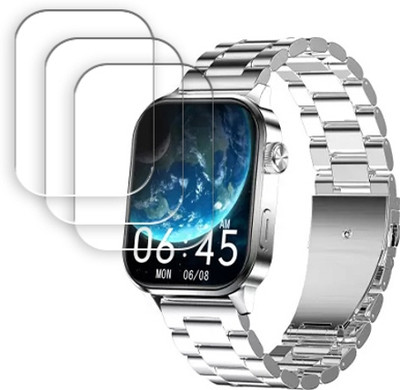 ARBAN Edge To Edge Tempered Glass for alt OG Supreme 1.96 inch SMARTWATCH SCREEN GUARD(Pack of 3)