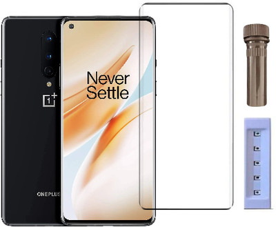 crixus Edge To Edge Tempered Glass for OnePlus 8(Pack of 1)