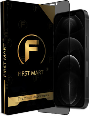FIRST MART Edge To Edge Tempered Glass for Apple iPhone 12 Pro Max, \iPhone 12 Pro Max, (Privacy Anti Spy)(Pack of 1)