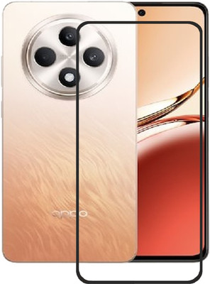 AKSHUD Edge To Edge Tempered Glass for Oppo Reno12 F(Pack of 1)