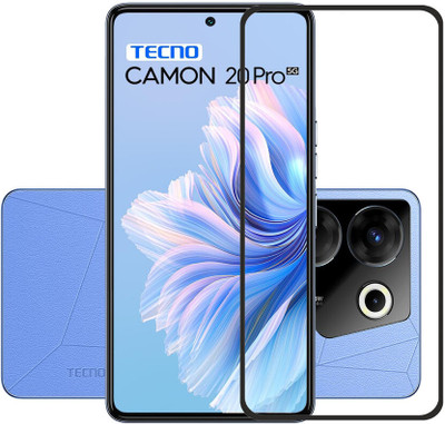 DMJHP Edge To Edge Tempered Glass for Tecno Camon 20 Pro(Pack of 1)