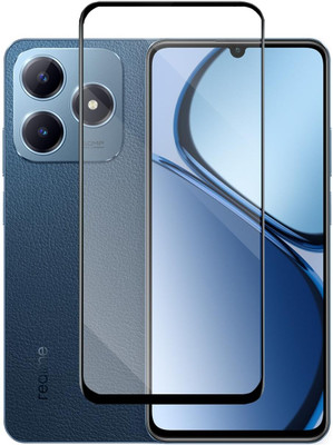 9H Edge To Edge Tempered Glass for Realme C63-Screen Protector Tempered Glass with Scratch Resistant technology| Screen Protector Full Glue Coverage [Free Cleaning Kit Included](Pack of 1)