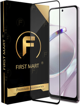FIRST MART Edge To Edge Tempered Glass for Redmi 12 5G, Redmi 12, Redmi 12 4G(Pack of 1)