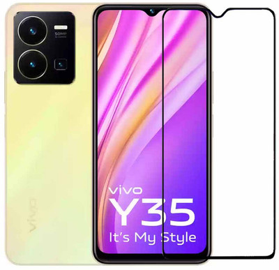 Expromium Edge To Edge Tempered Glass for Vivo Y35(Pack of 1)