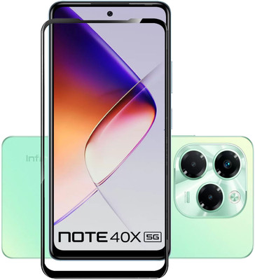 AKSHUD Edge To Edge Tempered Glass for Infinix Note 40X 5G, Infinix Note 40X(Pack of 1)