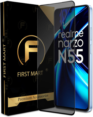 FIRST MART Edge To Edge Tempered Glass for Realme Narzo N55 5G, Narzo N55, OnePlus Nord CE 3 Lite 5G, Realme C55 5G, Oppo A79 5G, Oppo A58 5G, Privacy Anti Spy Protection(Pack of 1)