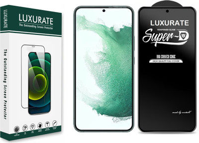 LUXURATE Edge To Edge Tempered Glass for Samsung Galaxy S22 Plus, Samsung Galaxy S22 Plus 5G(Pack of 1)