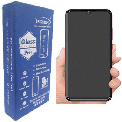 BRIGHTRON Edge To Edge Tempered Glass for (HD+) Matte Screen Glass for Realme C2 / Oppo A1K/ Gionee Max/ Infinix Smart HD 2021: Tecno Spark go : Itell A26 : Mar Q M3 Smart : karbonn Titanium s9 plus : Lava Z53 : Itell A48 : Motorola E6s(Pack of 1)