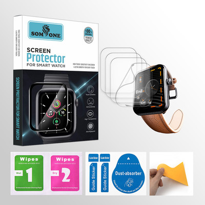 SOMTONE Edge To Edge Tempered Glass for boAt Xtend Plus 1.78 inch Smartwatch 4 PROTECTOR + 4 WIPES + 4 DUST REMOVAL STICKER + 1 WIPER(Pack of 4) SOMTONE Edge To Edge Tempered Glass for boAt Xtend Plus 1.78 inch Smartwatch 4 PROTECTOR + 4 WIPES + 4 DUST REMOVAL STICKER + 1 WIPER(Pack of 4)
