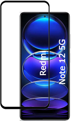 EITANSHA CREATION Edge To Edge Tempered Glass for Redmi Note 12 5g, Redmi Note 12 5G(Pack of 1)