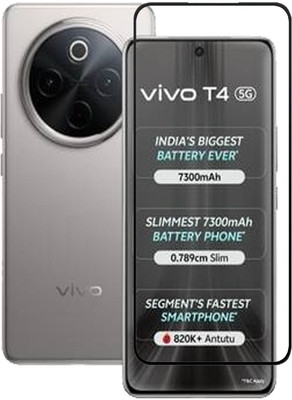 Flipkart SmartBuy Edge To Edge Tempered Glass for vivo T4 5G(Pack of 1)