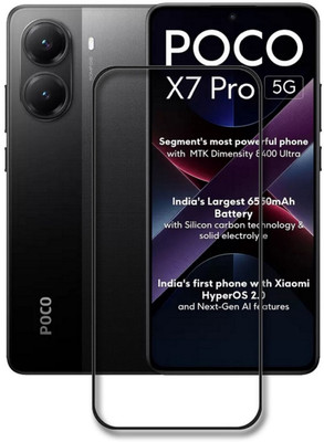 NKCASE Edge To Edge Tempered Glass for Poco X7 Pro 5G(Pack of 1)