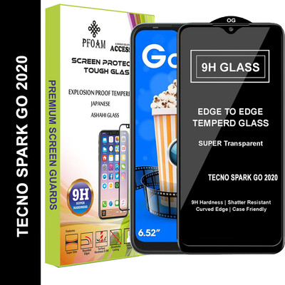 PFOAM Edge To Edge Tempered Glass for TECNO SPARK GO 2020(Pack of 1)