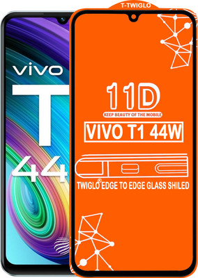 TWIGLO Edge To Edge Tempered Glass for VIVO T1 44W(Pack of 1)