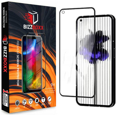 BizzBoxx Edge To Edge Tempered Glass for Nothing Phone (1) *NeoShield* Tempered Glass/Full Screen Coverage-Edge to Edge/9H, Nothing Phone 1, Nothing Phone One(Pack of 1)