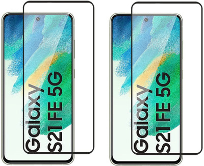 Cover Alive Edge To Edge Tempered Glass for Samsung Galaxy S21 FE, Samsung Galaxy S21 FE 5G(Pack of 2)