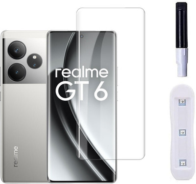 Gorilla Cases Edge To Edge Tempered Glass for realme GT 6(Pack of 1)
