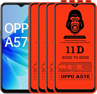 Rofix star Edge To Edge Tempered Glass for OPPO A57 E(Pack of 4)