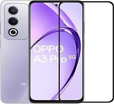 Skyforce Edge To Edge Tempered Glass for OPPO A3 PRO 5G, Realme C65 5G, Realme C67 5G, Vivo Y58 5G, 6D(Pack of 1)