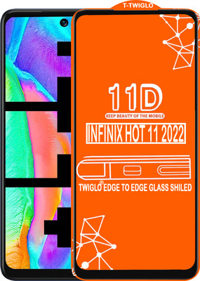 Flipkart SmartBuy Edge To Edge Tempered Glass for INFINIX HOT 11 2022(Pack of 1)