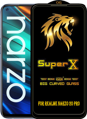 PFOAM Edge To Edge Tempered Glass for REALME NARZO 20 PRO(Pack of 1)