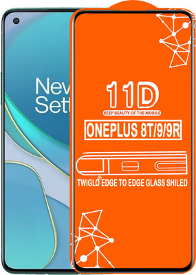 TWIGLO Edge To Edge Tempered Glass for ONEPLUS 8T(Pack of 1)