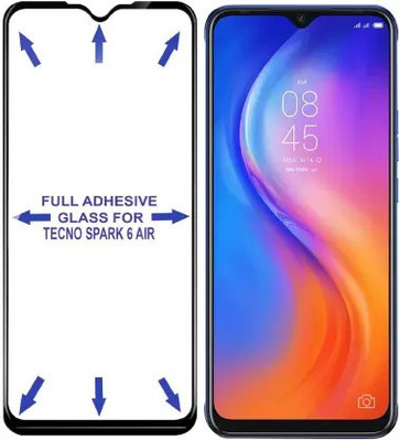 VISHZONE Edge To Edge Tempered Glass for Tecno Spark 6 Air(Pack of 1)