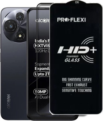 Ansh Traders Edge To Edge Tempered Glass for Alcatel V3 Classic 5g(Pack of 1)