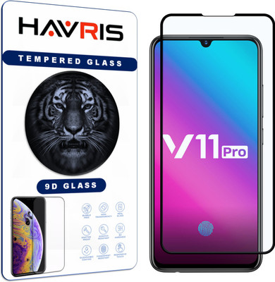 Havris Edge To Edge Tempered Glass for Vivo V11 Pro(Pack of 1)