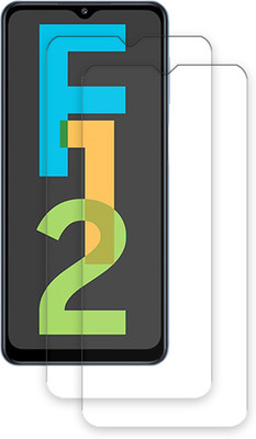 ARBAN Edge To Edge Tempered Glass for Samsung Galaxy F12 TEMPERED GUARD FRONTP2(Pack of 2)