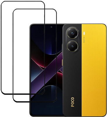 KARTRAY Edge To Edge Tempered Glass for POCO X7 Pro 5G(Pack of 2)