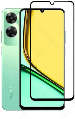 COVER CAPITAL Edge To Edge Tempered Glass for realme C63(Pack of 1)