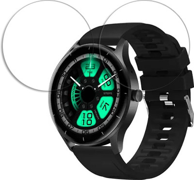 MUTAALI Tempered Glass Guard for Fire-Boltt Talk Go 1.3 inch smart watch(Pack of 2)