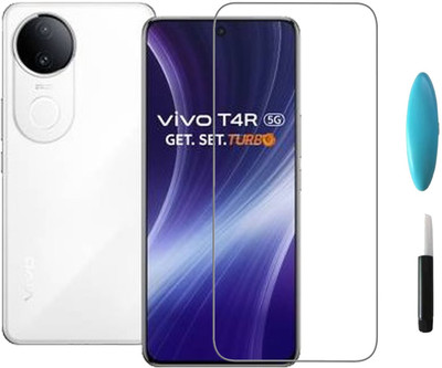 Hyper Edge To Edge Tempered Glass for vivo T4R 5G(Pack of 1)