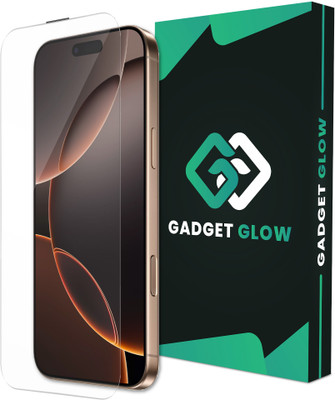 Gadget Glow Edge To Edge Tempered Glass for Apple IPhone 16 Pro Max, IPhone 16 Pro Max, 16 Pro Max, Crystal Clear Glass with Anti Dust Filter(Pack of 1)