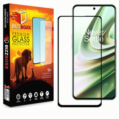 BizzBoxx Edge To Edge Tempered Glass for OnePlus 10R 5G - Prime Edition, OnePlus 10R 5G, OnePlus 10T 5G(Pack of 1)