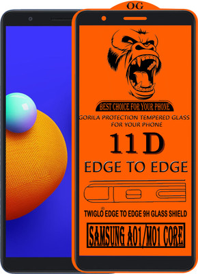 TWIGLO Edge To Edge Tempered Glass for SAMSUNG A01 CORE(Pack of 1)
