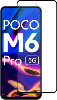 Dainty TECH Edge To Edge Tempered Glass for Poco M6 PRO 5G, Redmi 12, Redmi 12 5G(Pack of 1)