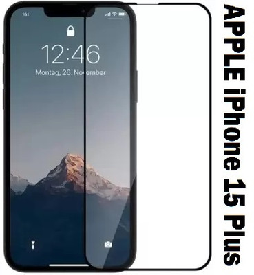 LIKEDESIGN Edge To Edge Tempered Glass for APPLE iPhone 15 Plus, iPhone 15 Plus(Pack of 1)