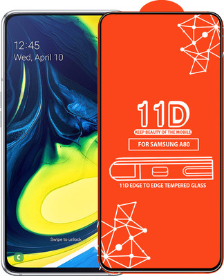 Qyist Edge To Edge Tempered Glass for Samsung Galaxy A80(Pack of 1)