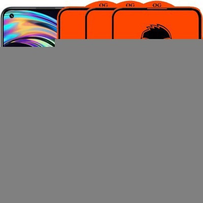NIMMIKA ENTERPRISES Edge To Edge Tempered Glass for REALME 8(Pack of 3)