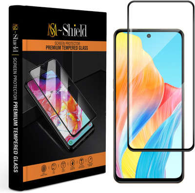 KLAH Edge To Edge Tempered Glass for OPPO A98 5G(Pack of 1)