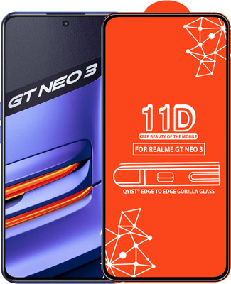 Qyist Edge To Edge Tempered Glass for Realme Gt Neo 3(Pack of 1)